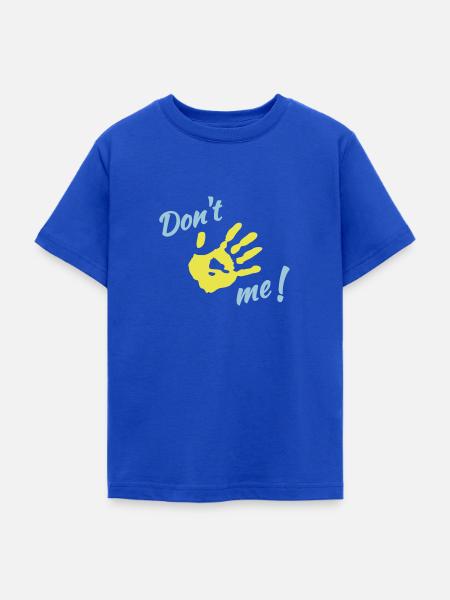 Dont touch me! - Teenager T-Shirt - Royalblau