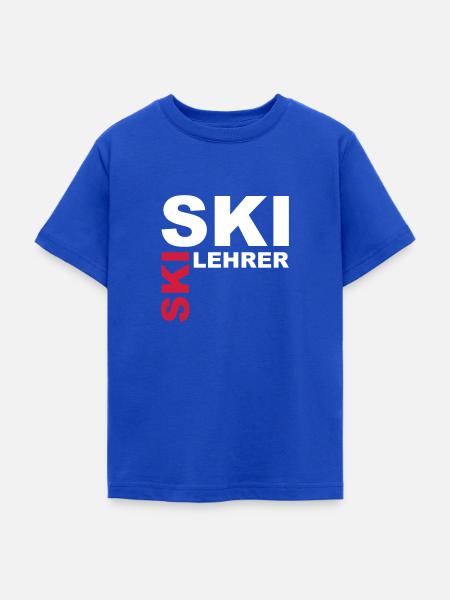 Skilehrer - V2 - Teenager T-Shirt - Royalblau