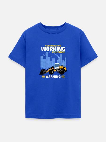 Radlader - Teenager T-Shirt - Royalblau