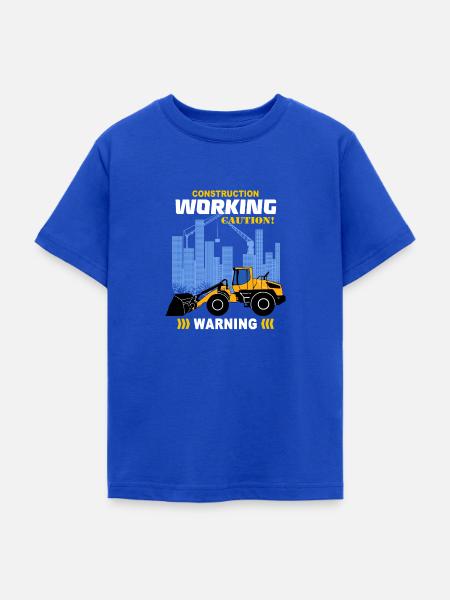 Radlader - Teenager T-Shirt - Royalblau