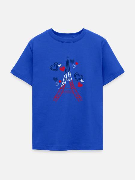 Eiffelturm - Teenager T-Shirt - Royalblau