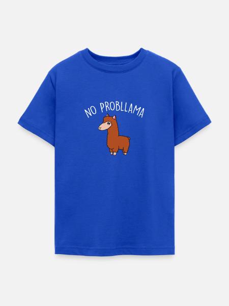 Nach Probllama - Teenager T-Shirt - Royalblau