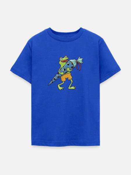 Frosch Schultüte - Teenager T-Shirt - Royalblau