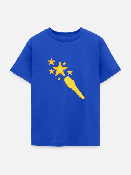 micro - Teenager T-Shirt - Royalblau