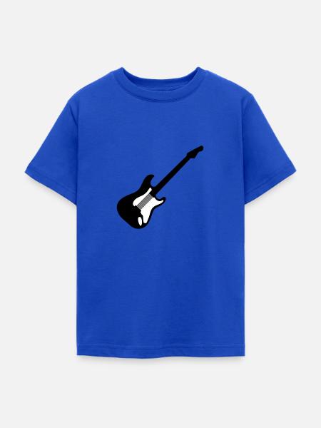 Gitarre - Teenager T-Shirt - Royalblau