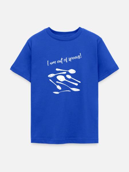 no Spoons2 - Teenager T-Shirt - Royalblau