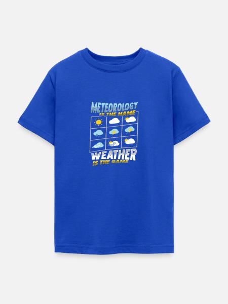 Meteorologe Wettervorhersage - Teenager T-Shirt - Royalblau