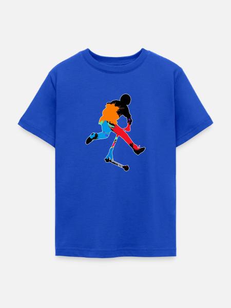 Freestyle-Roller - Teenager T-Shirt - Royalblau