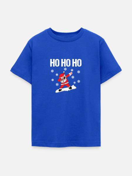Dabbing Santa Weihnachtsmann - Teenager T-Shirt - Royalblau