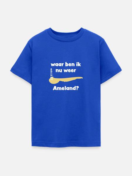 Wo bin ich jetzt wieder Ameland? - Teenager T-Shirt - Royalblau