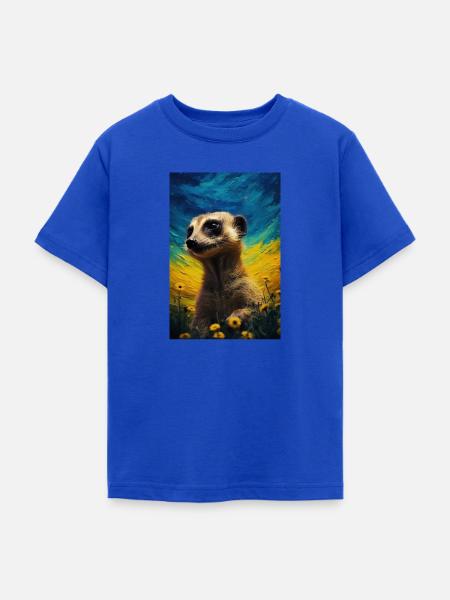 Erdmännchen - Teenager T-Shirt - Royalblau