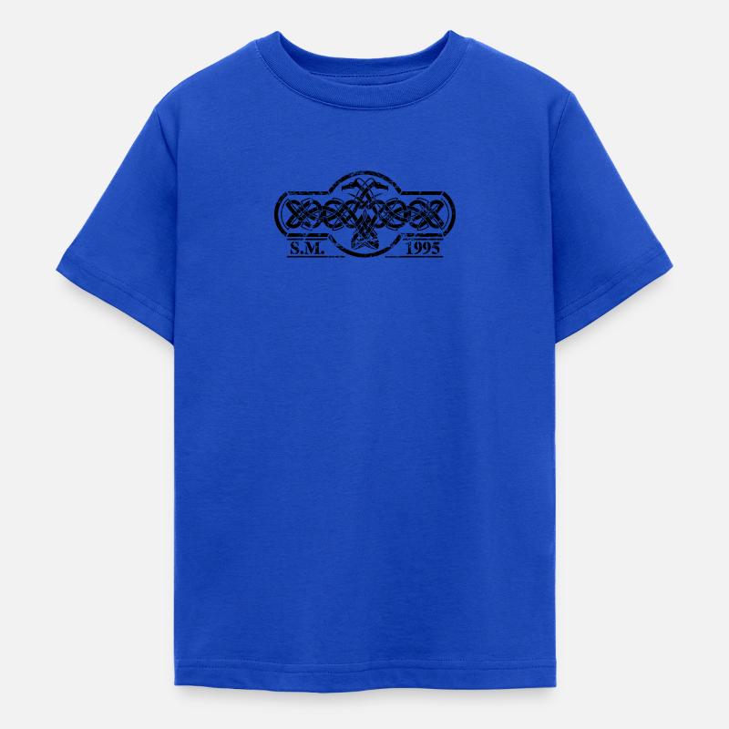 Dragon celtic - T-shirt Ado - bleu royal