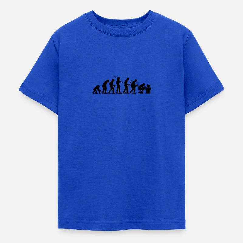 Darwin Evolution - Teenage T-Shirt - royal blue