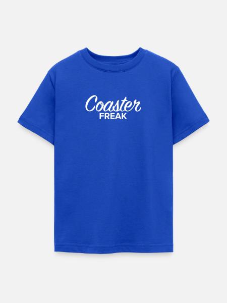 Coaster Freak Script - Teenager T-Shirt - Royalblau