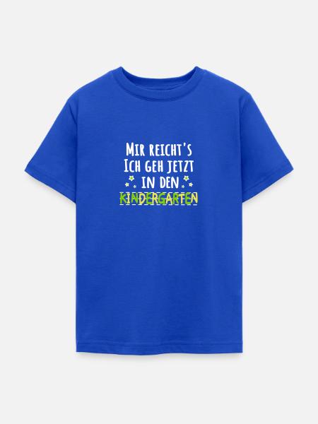 Kindergartenkind - mir reichts Kindergarten - Teenager T-Shirt - Royalblau