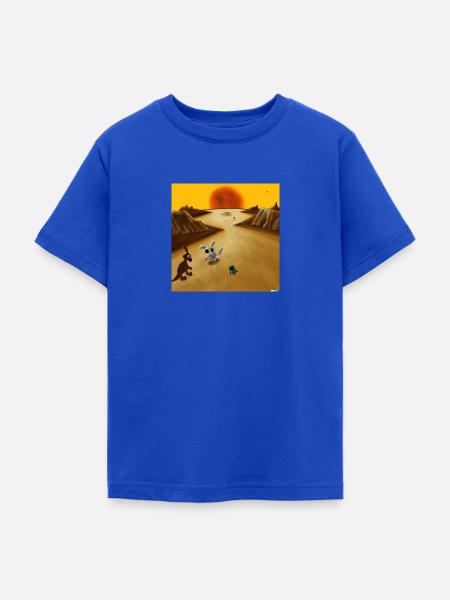 Mars Animals - Teenager T-Shirt - Royalblau