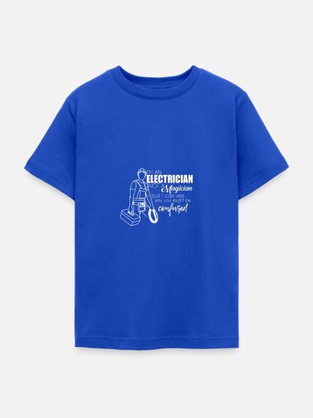 Elektriker - Teenager T-Shirt - Royalblau