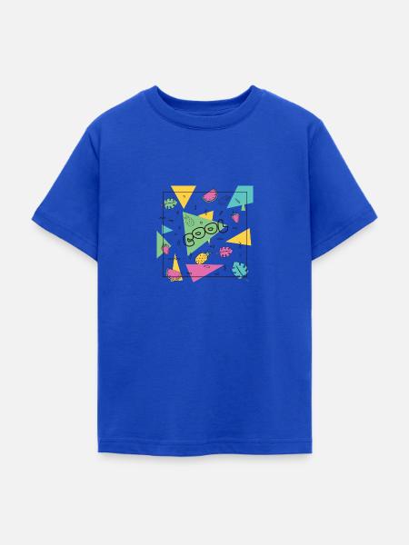 Idealer Geometries - Teenager T-Shirt - Royalblau
