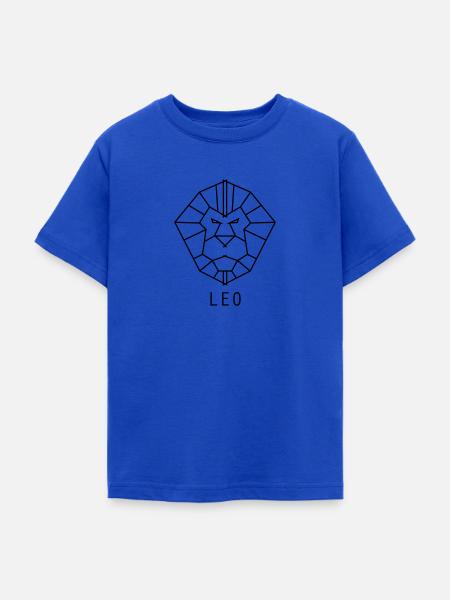 Löwe - Teenager T-Shirt - Royalblau