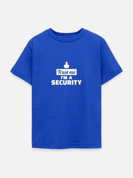 Security - Teenager T-Shirt - Royalblau