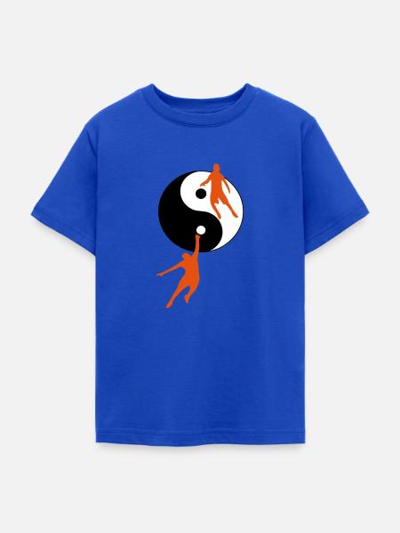 Basketballspieler - Teenager T-Shirt - Royalblau