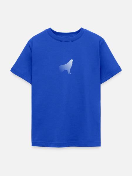 Wolf - Teenager T-Shirt - Royalblau