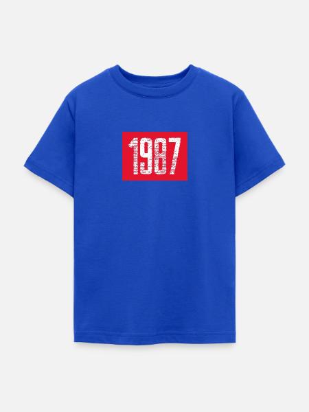 1987 - Teenager T-Shirt - Royalblau