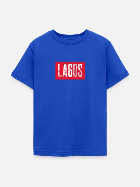 LAGOS - Teenager T-Shirt - Royalblau