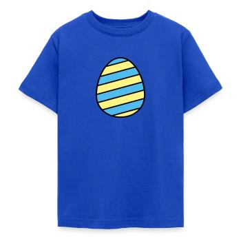 Osterei farbenfroh - Teenager T-Shirt - Royalblau - Vorne - AI Model Teenager Male light (155cm)