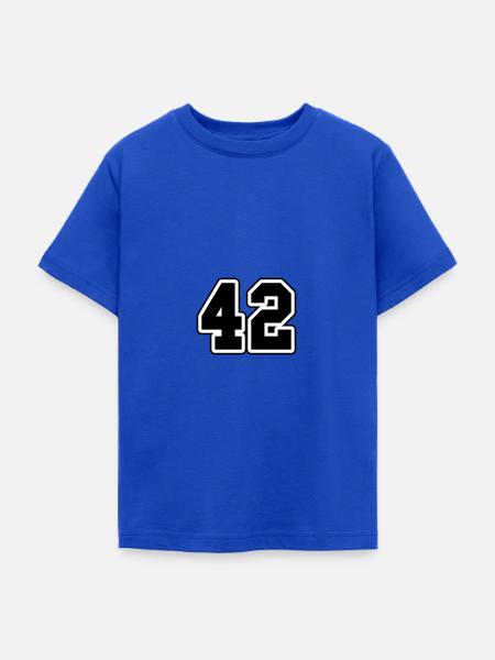 42 - Teenager T-Shirt - Royalblau