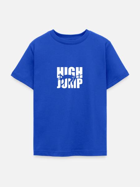 Hochsprung - Teenager T-Shirt - Royalblau