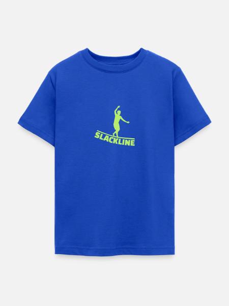 Slackline - Teenager T-Shirt - Royalblau