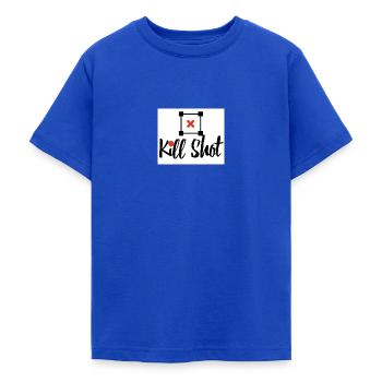 Tuer le coup - T-shirt Ado - bleu royal - Devant - AI Model Teenager Male light (155cm)