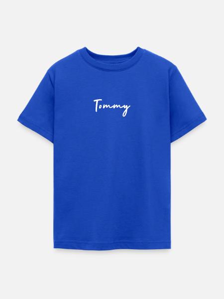 Tommy - Teenager T-Shirt - Royalblau