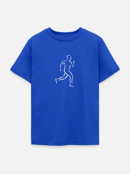Laufen - Teenager T-Shirt - Royalblau