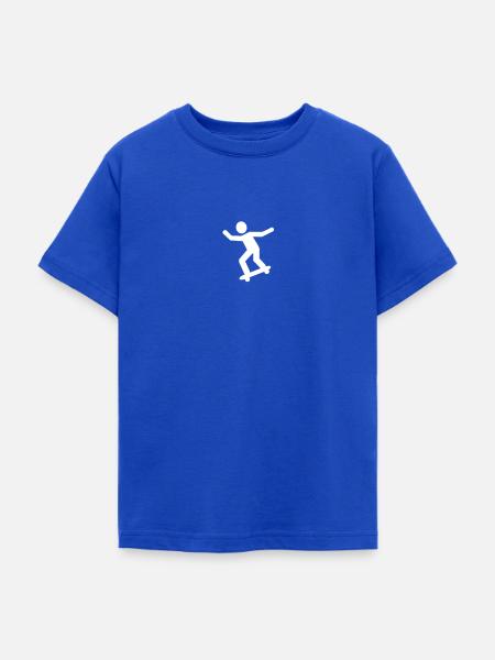 Skateboarder - Teenager T-Shirt - Royalblau