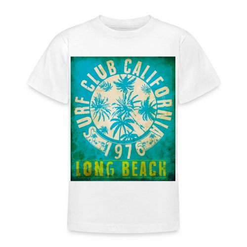Long Beach Surf Club California 1976 Gift Idea - Teenage T-Shirt