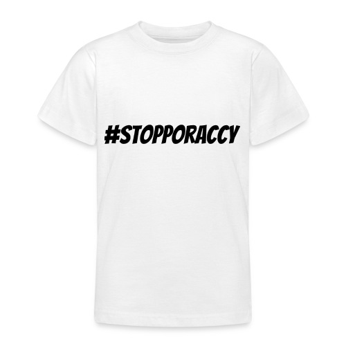 Stop Poraccy - Maglietta per ragazzi