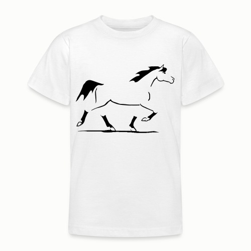 Running Horse - Teenage T-Shirt