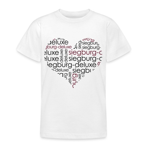 Siegburg Deluxe Herz Motiv - Teenager T-Shirt
