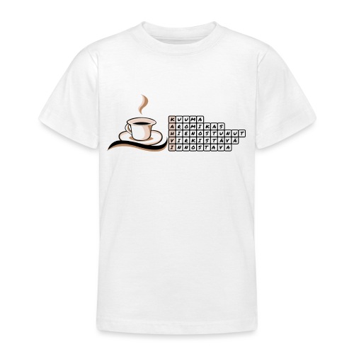 Kahvi-ristikko - Nuorten t-paita