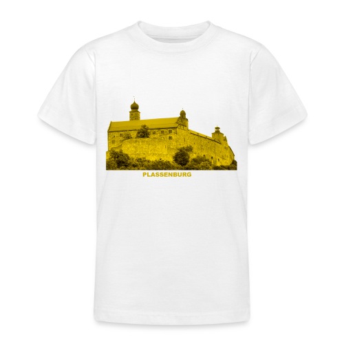 Plassenburg Burg Kulmbach Obermain Franken Bayern - Teenager T-Shirt