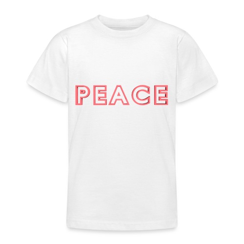 Ｐｅａｃｅ Logo - Teenage T-Shirt