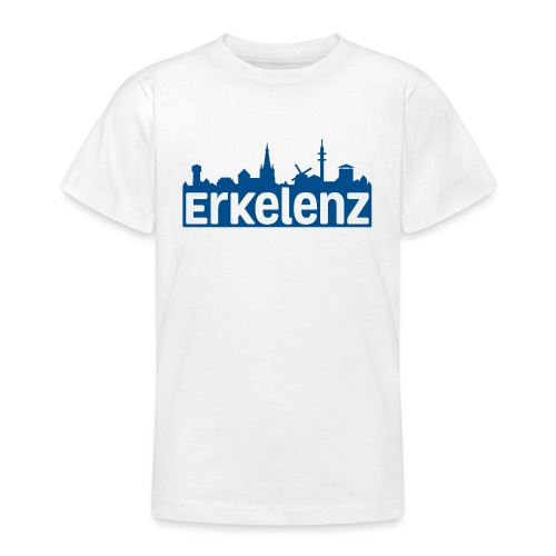 Skyline Erkelenz Blau - Teenager T-Shirt
