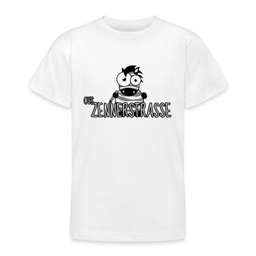 Zebra SW transparent - Teenager T-Shirt