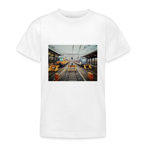 Intercity en Sprinter in Groningen. - Teenager T-shirt