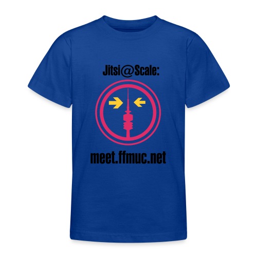 Freifunk Jitsi-Meet - Teenager T-Shirt