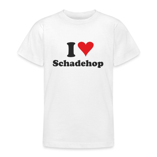 I Love Schadehop - Teenager T-Shirt