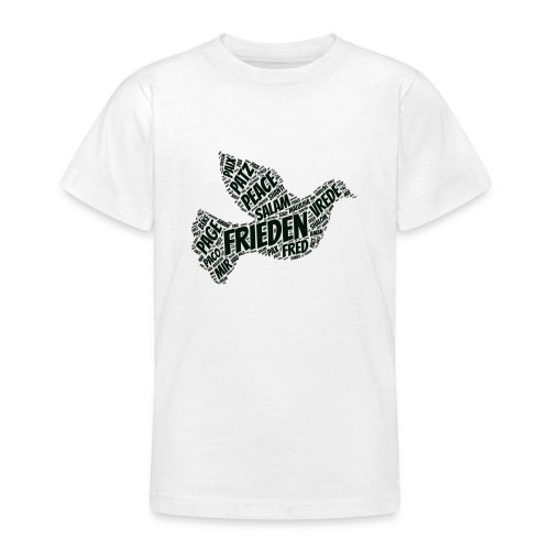 Frieden Taube Peace Pace Mir - Teenager T-Shirt