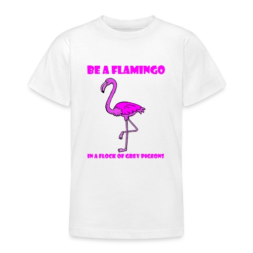 Flamingo Pink Anders sein LGBT - Teenager T-Shirt